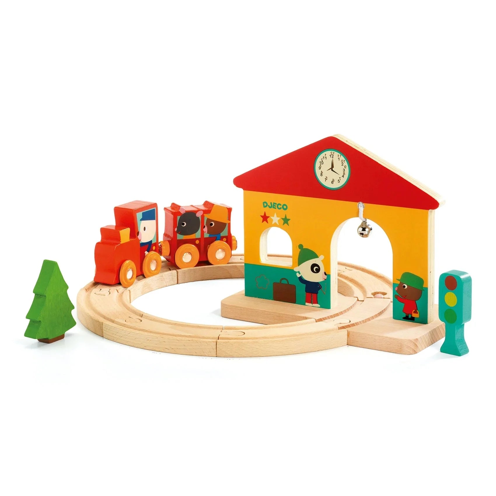 MiniTrain Wooden Train Set