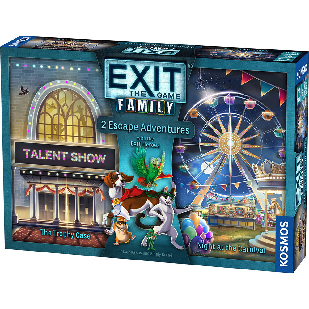 EXIT: The Game Two Escape Mysteries: The Trophy Case and Night at the Carnival