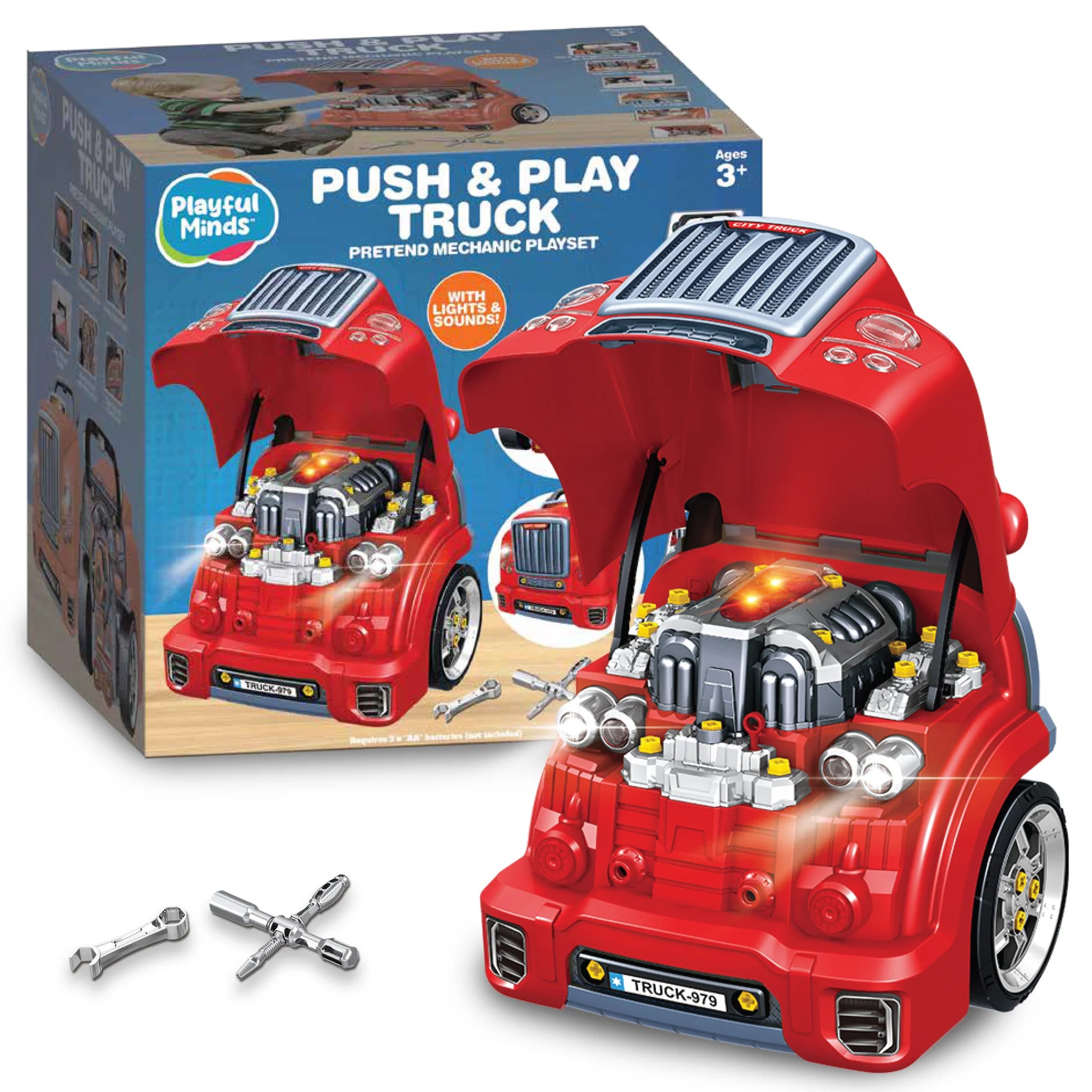 Push&Play Truck - Pretend Mechanic Playset