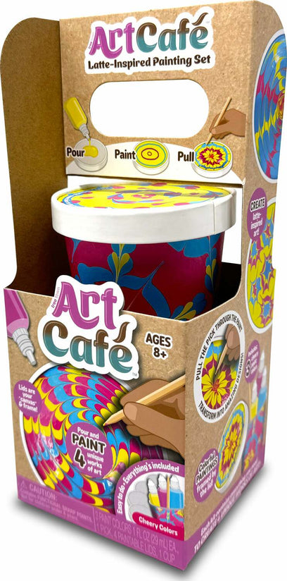 Art Café Latte-Inspired Painting Set - Cheery Colors
