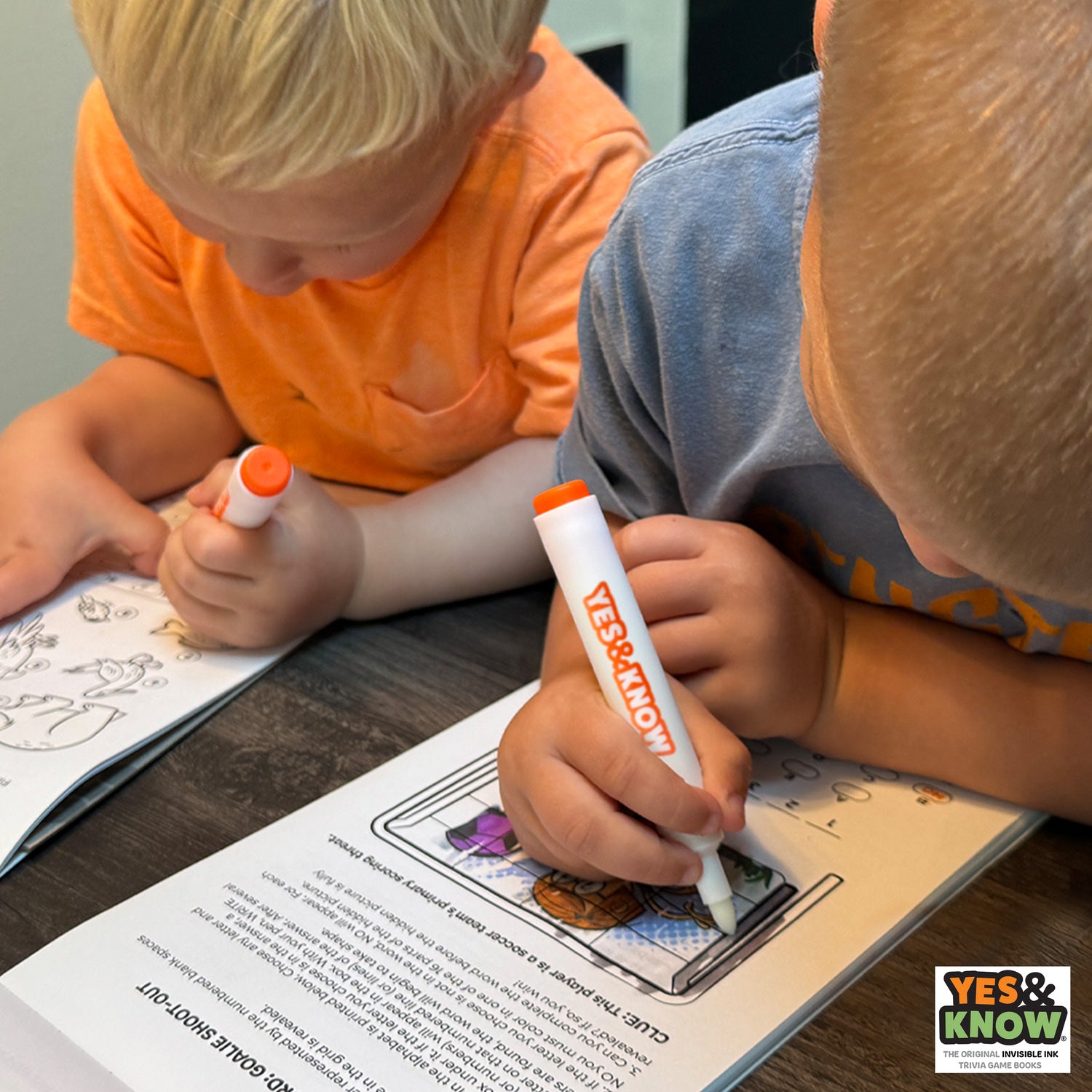 The Original Yes and Know Invisible Ink Trivia Game Books: Spectacular Sports