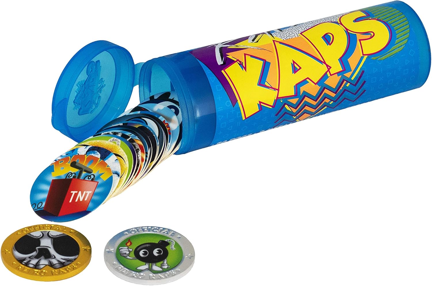 Pogs Retro Kaps Storage Tube Starter Set