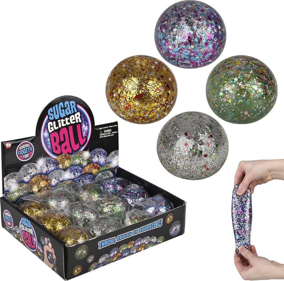 2.4" Sequin Squeezy Sugar Ball (assortment - sold individually)