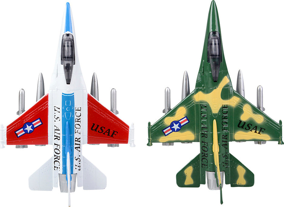 7" F-16 Die-cast Jet