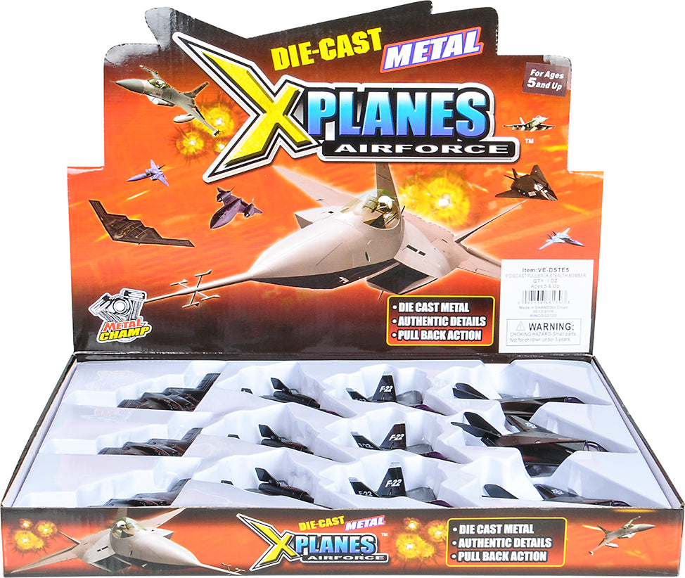 5" Die-cast Pullback Stealth Bomber