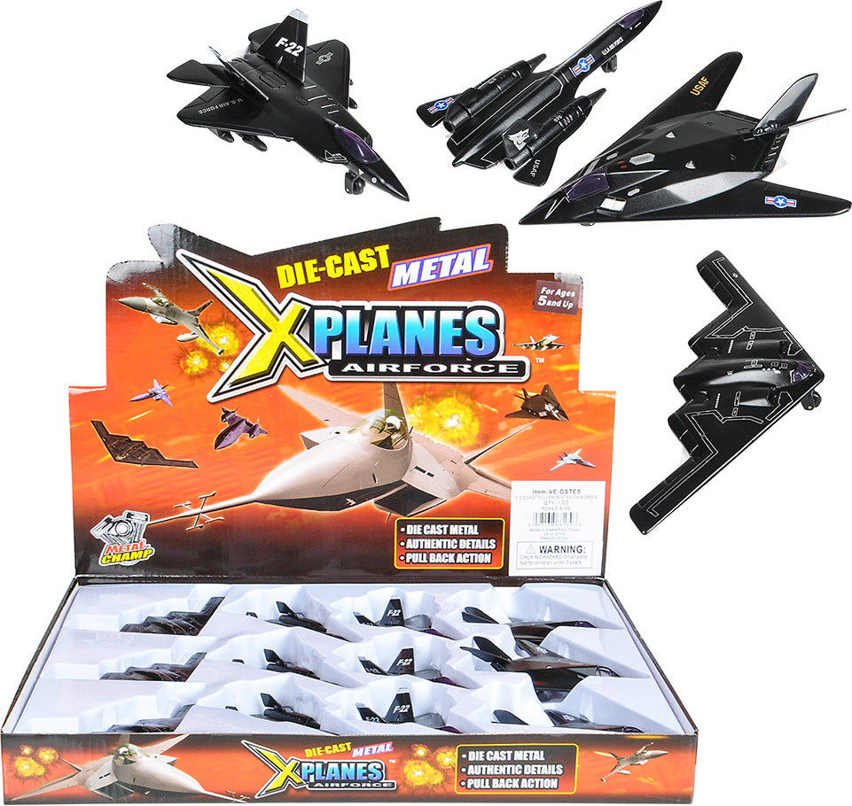 5" Die-cast Pullback Stealth Bomber