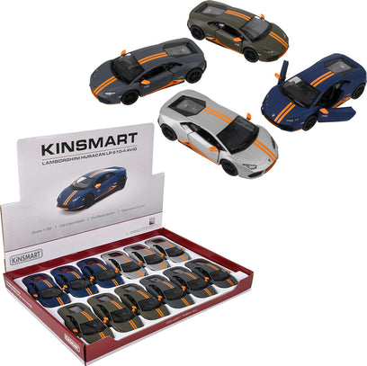5" Diecast Lamborghini Huracan Lp 610-4 Avio 12ct