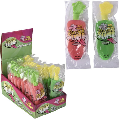 Sour Tongue Slime Candy Gel Straw/apple