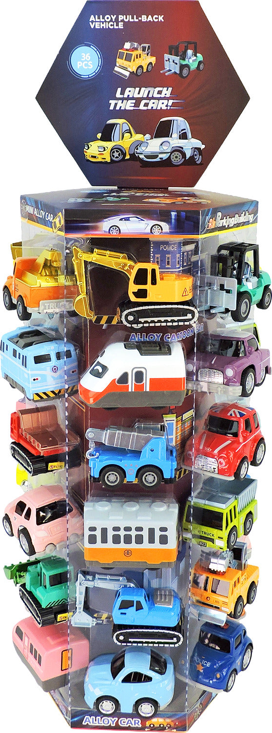 Alloy Alley Lrg. Diecast P/B Vehicle Tower Display (assorted)