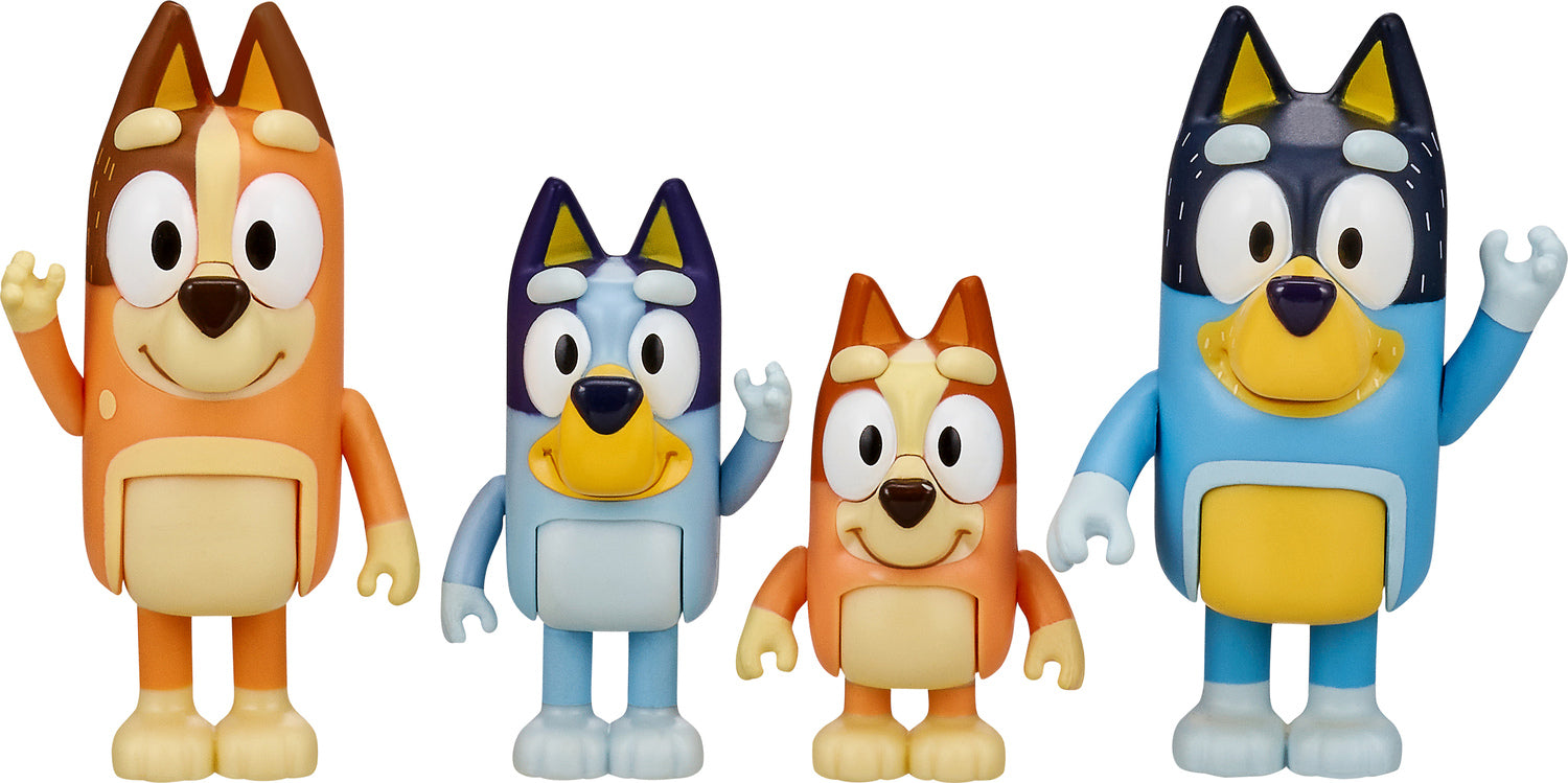 Bluey S11 4PK Figurine Set