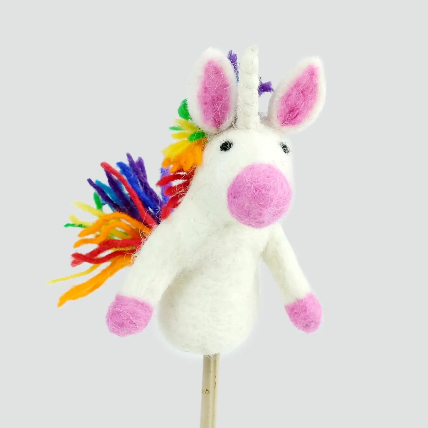 Felt Finger Puppet -Rainbow Unicorn