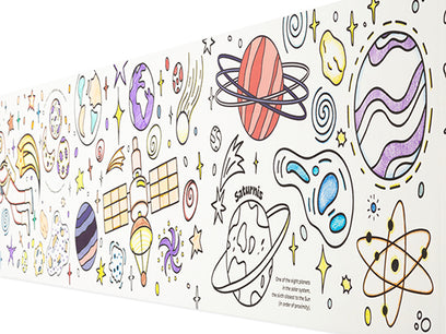 Childrens Drawing Rolling Paper - Space (16.4 Feet!)