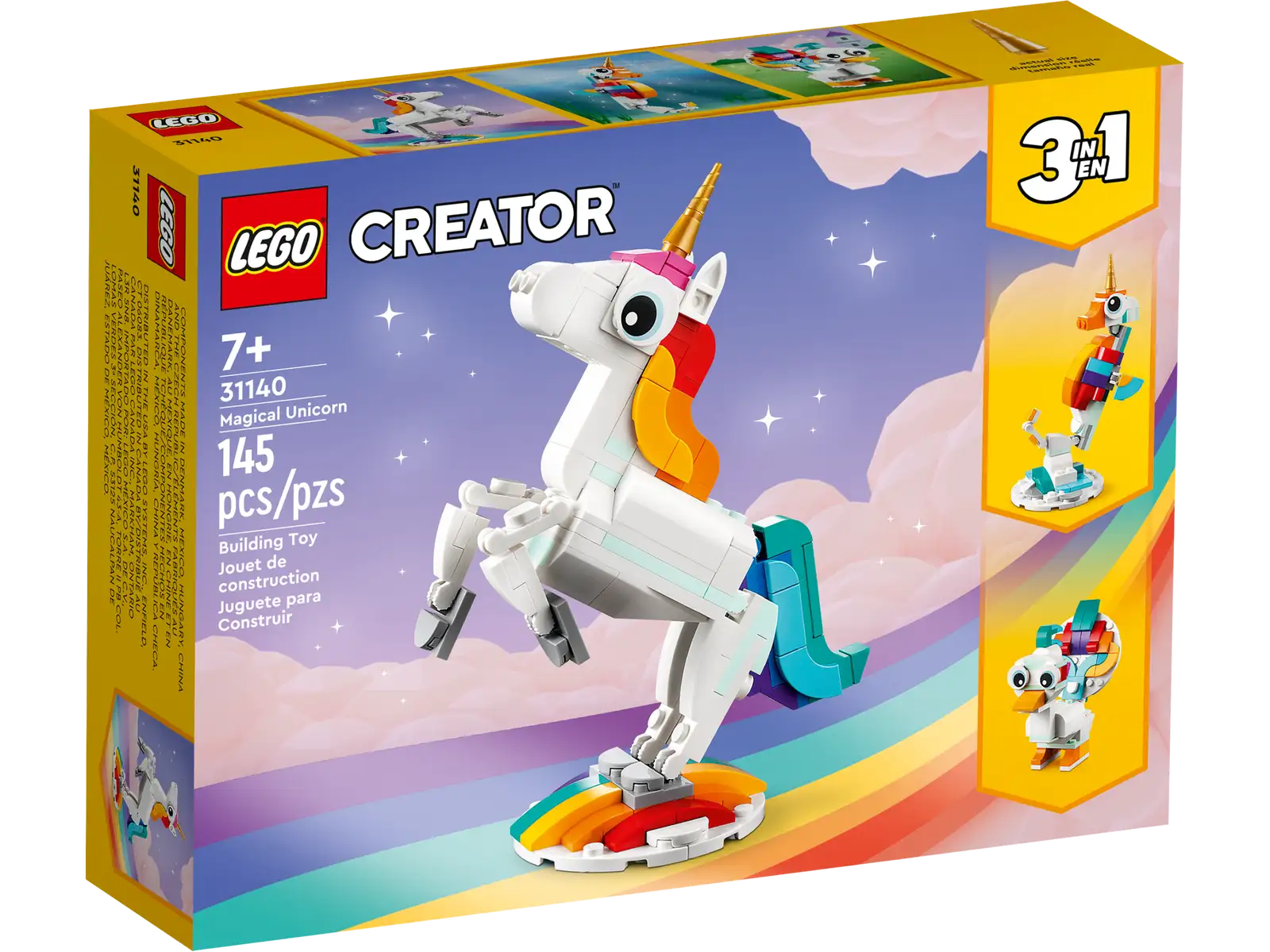Lego 3 in 1 Magical Unicorn