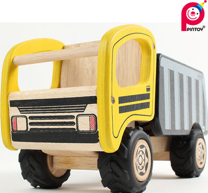 Dumper Truck Wooden Construction Vehicle