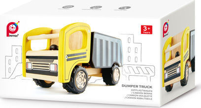 Dumper Truck Wooden Construction Vehicle