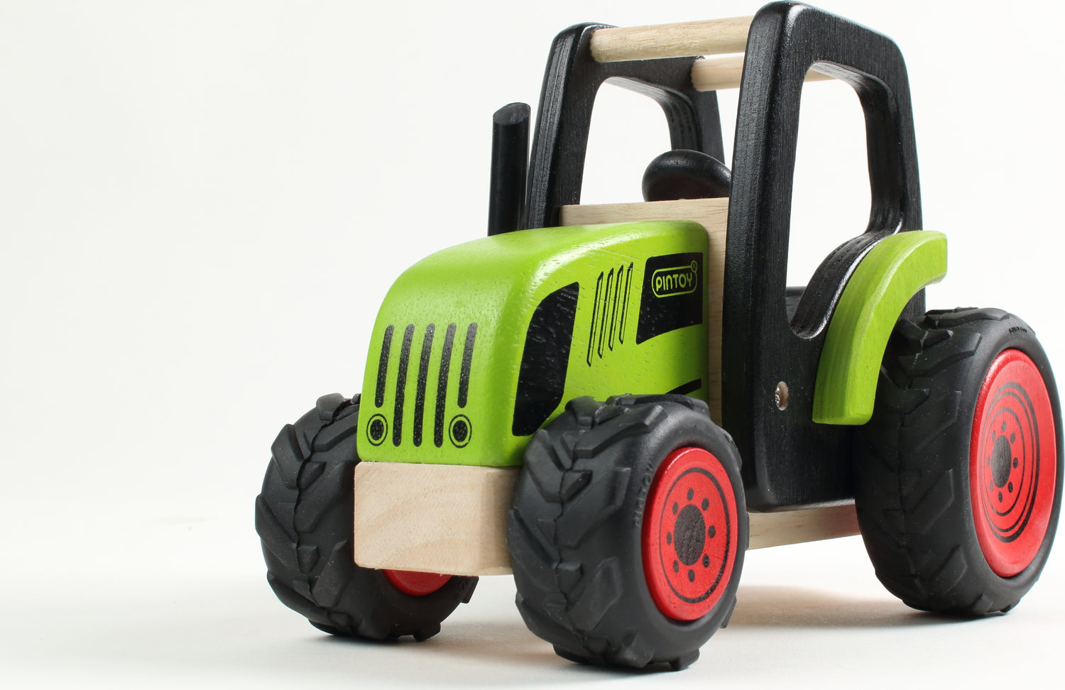 Tractor with trailer - Wooden Farm Vehicle