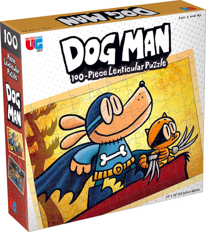 Dog Man Adventures Lenticular  100 Pc. Pzl