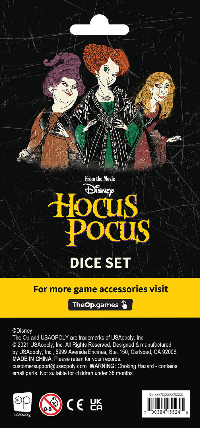 Disney Hocus Pocus Dice Set