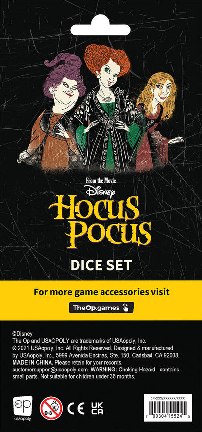 Disney Hocus Pocus Dice Set