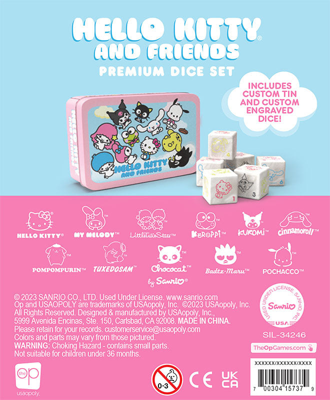 Hello Kitty and Friends Premium Dice Set