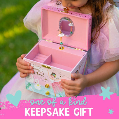 Ballerina Musical Jewelry Box 2-Drawers