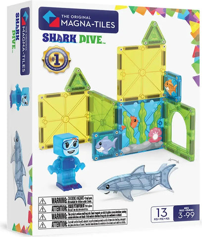 Magna-Tiles Shark Dive 13-Piece Set