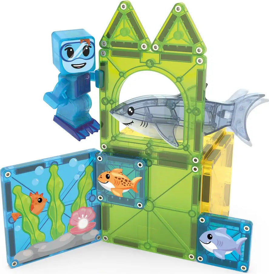 Magna-Tiles Shark Dive 13-Piece Set