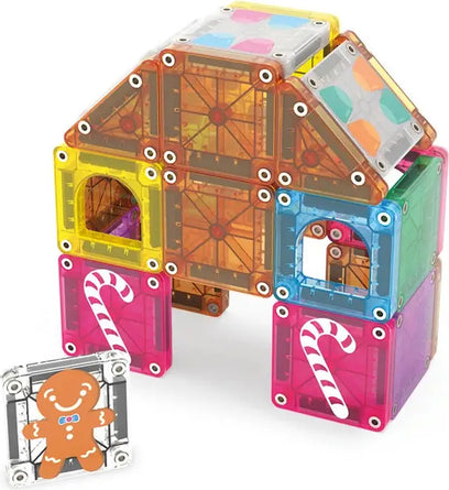 microMAGS Gingerbread House 24-Piece Travel Set