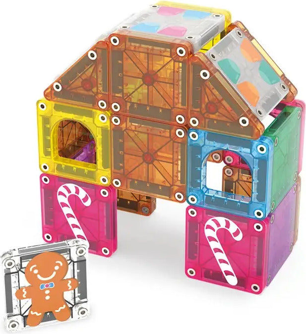 microMAGS Gingerbread House 24-Piece Travel Set