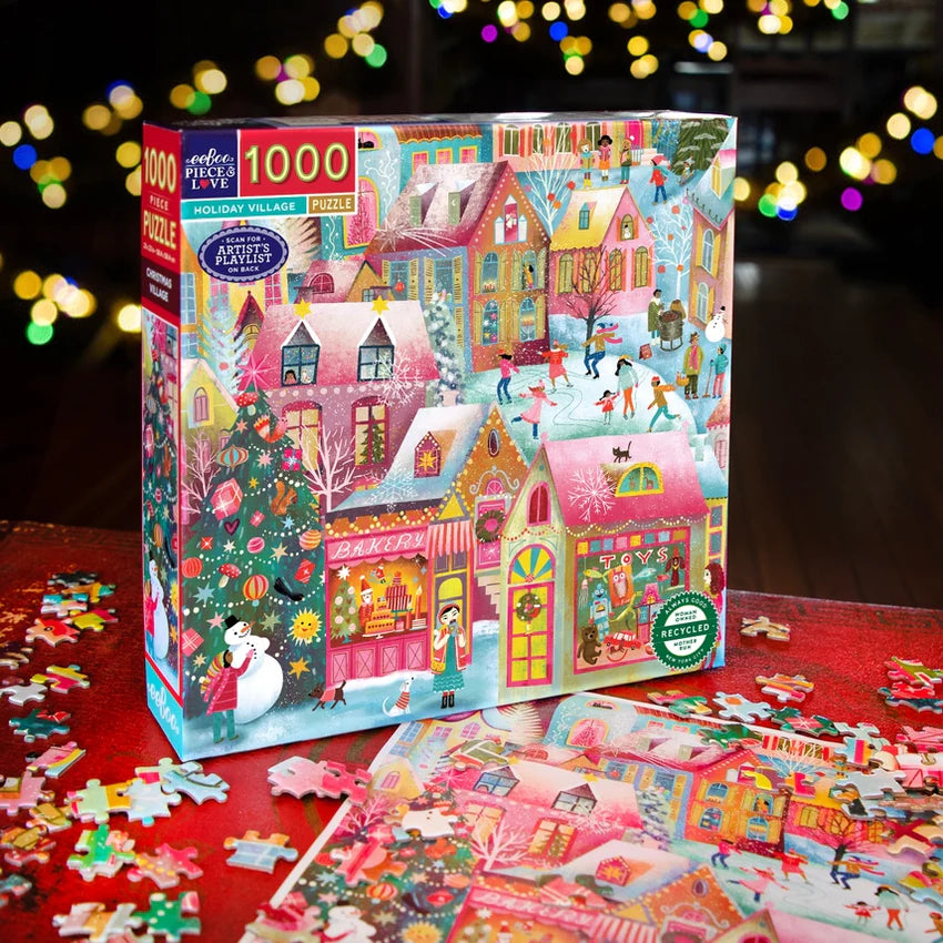 HOLIDAY VILLAGE 1000 pc Puzzle