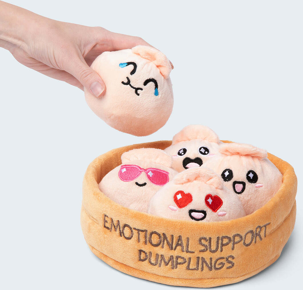 Emotional Support Dumplings - Cuddly Plush Comfort Food