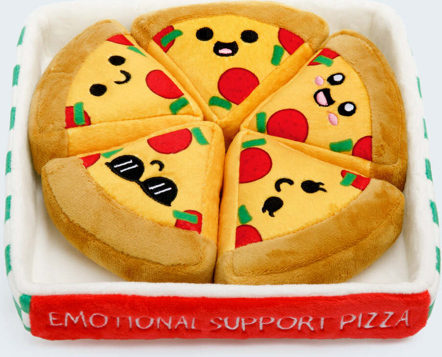 Emotional Support Pizza — Plush Pizza by Emotional Support Plushies