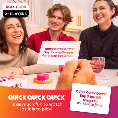 QU!CK QU!CK QU!CK, Unleash Your Inner Funny With The Ultimate Party Games
