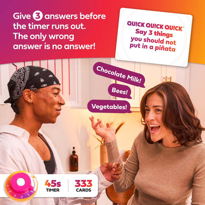 QU!CK QU!CK QU!CK, Unleash Your Inner Funny With The Ultimate Party Games