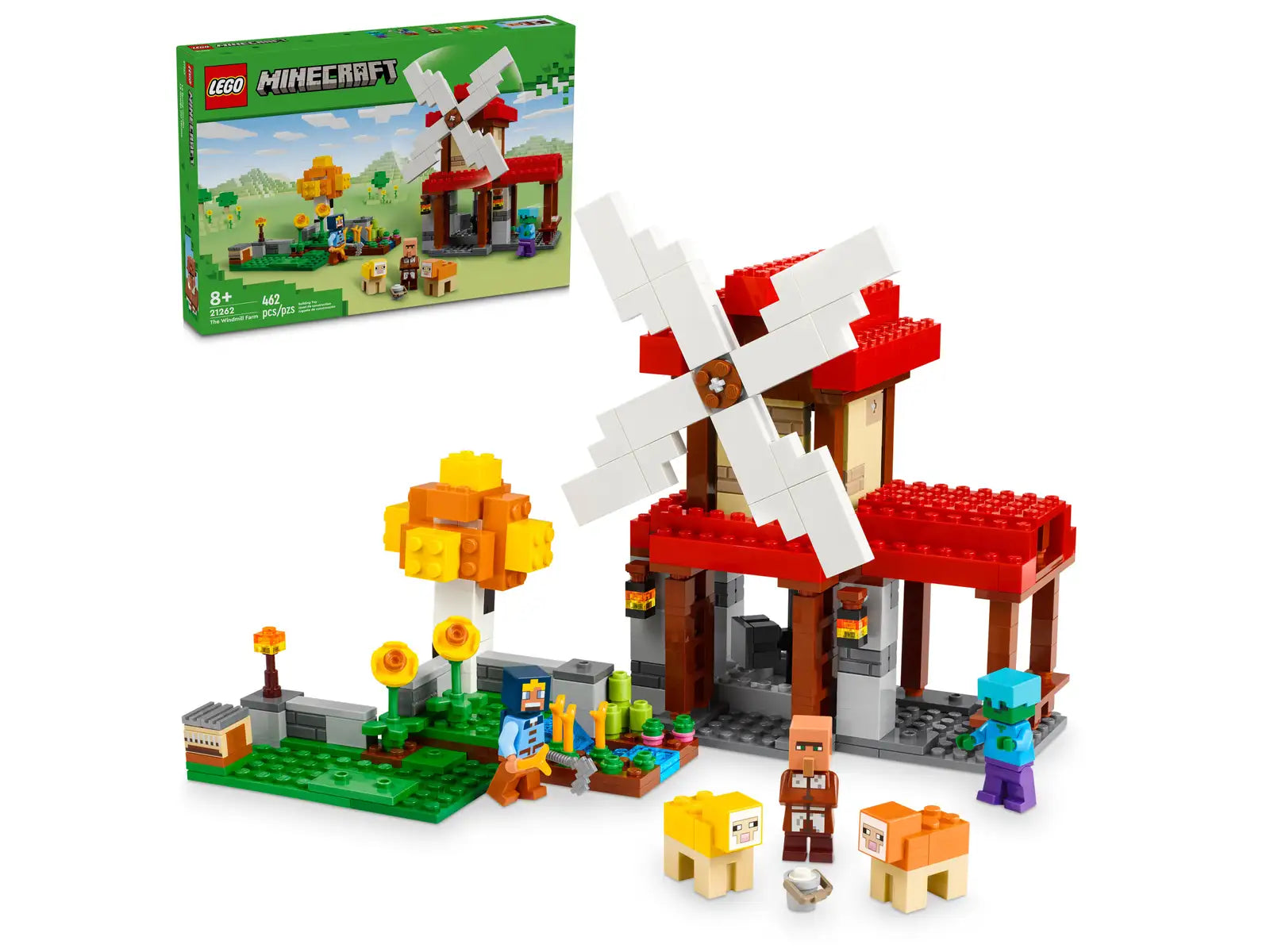 LEGO Minecraft Windmill Farm
