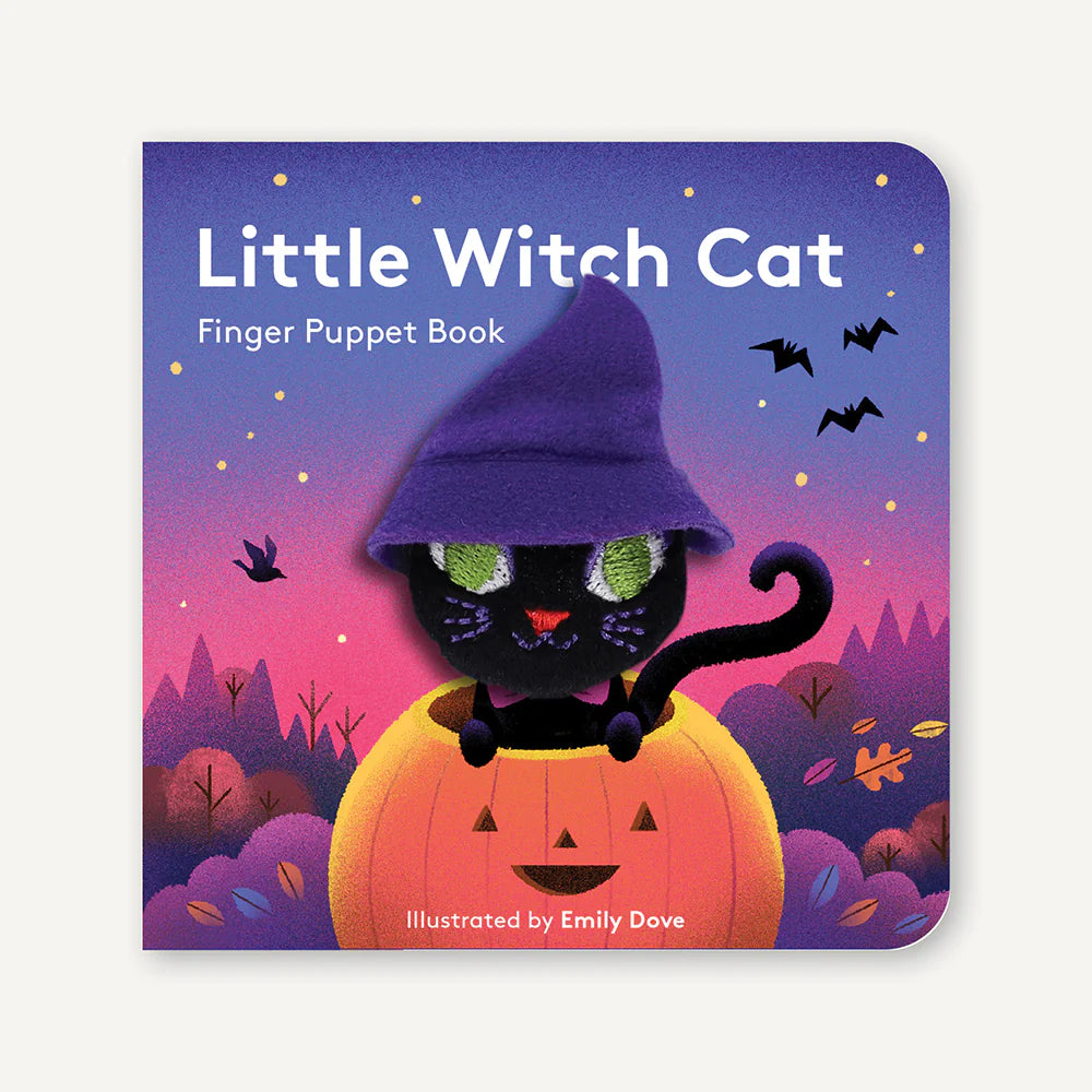 Little Witch Cat: Finger Puppet Book