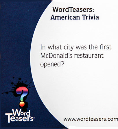 WordTeasers: American Trivia