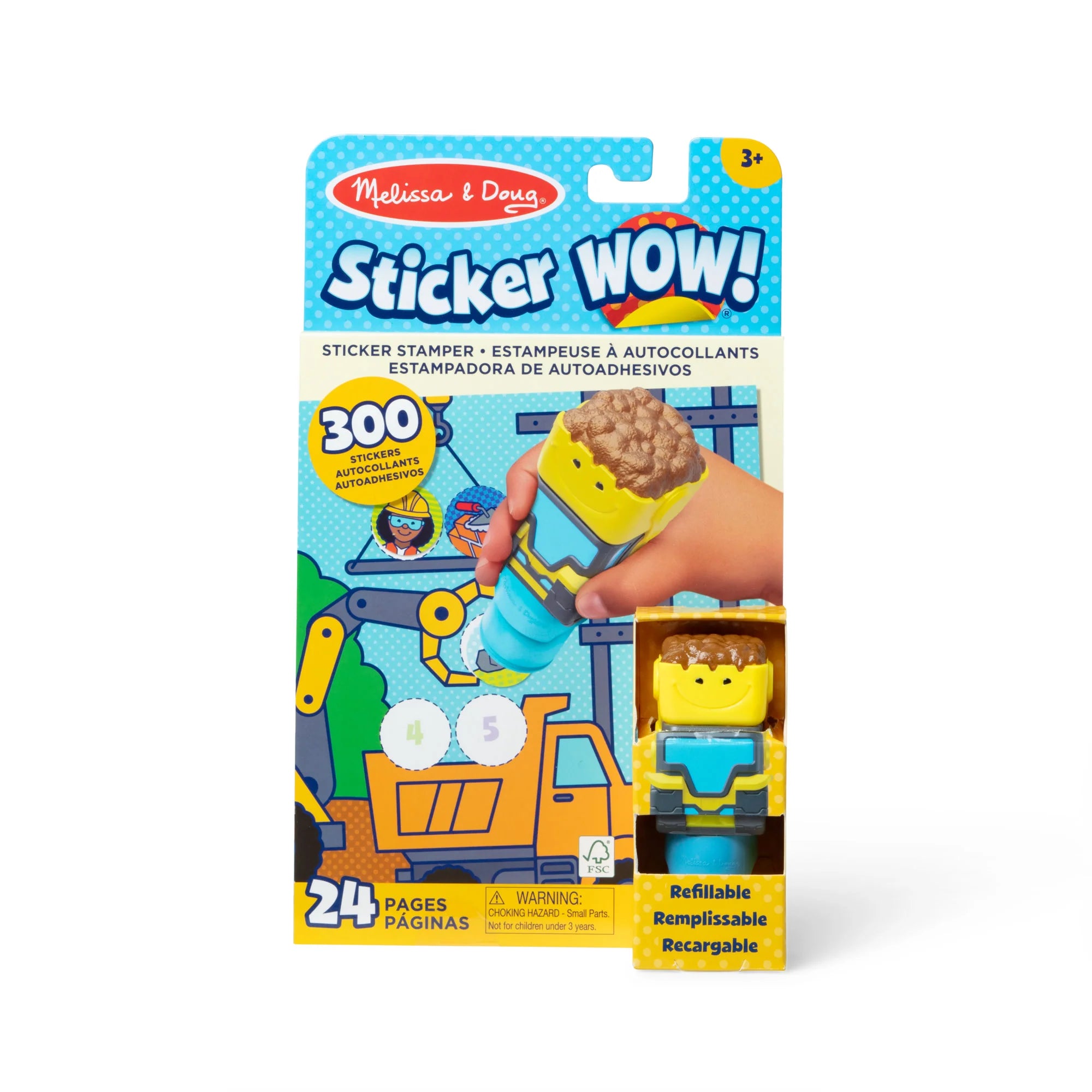Sticker Wow! Activity Pad Set  Construction Bulldozer