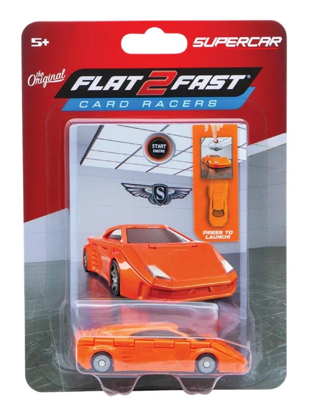 Flat 2 Fast Supercar - Solar Orange