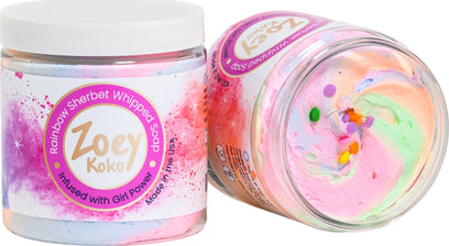 Rainbow Sherbet Whipped Soap (4 Oz)