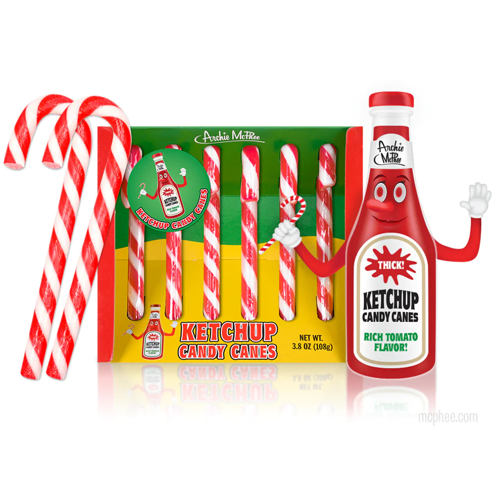 Ketchup Candy Cane