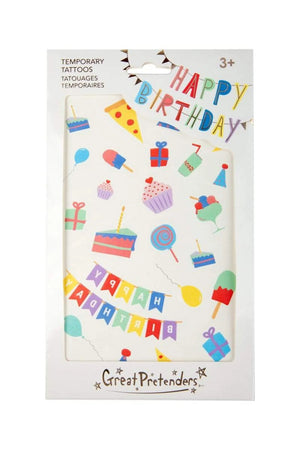 Happy Birthday Temporary Tattoos