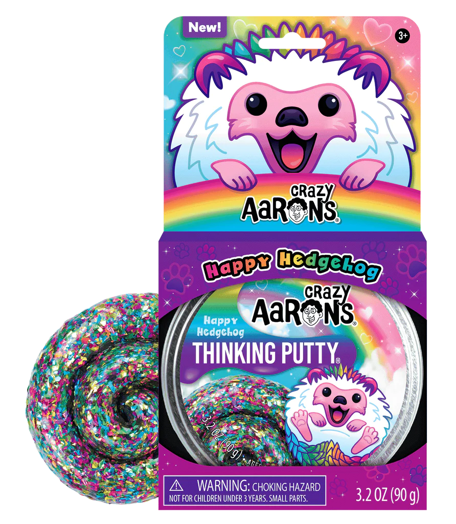 Happy Hedgehog Thinking Putty