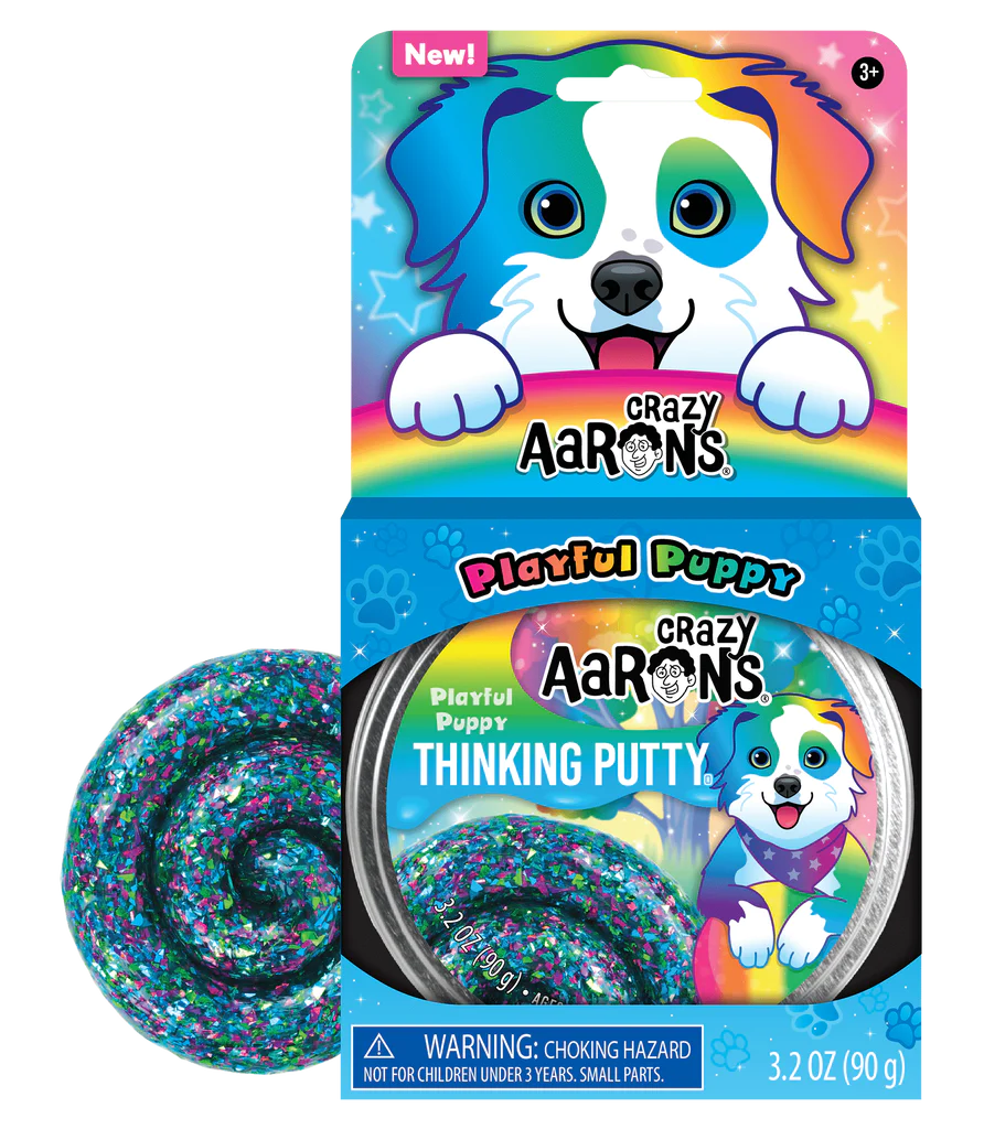 Playful Puppy Thinking Putty