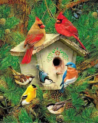 Feathered Retreat 1000 Pc Puzzle