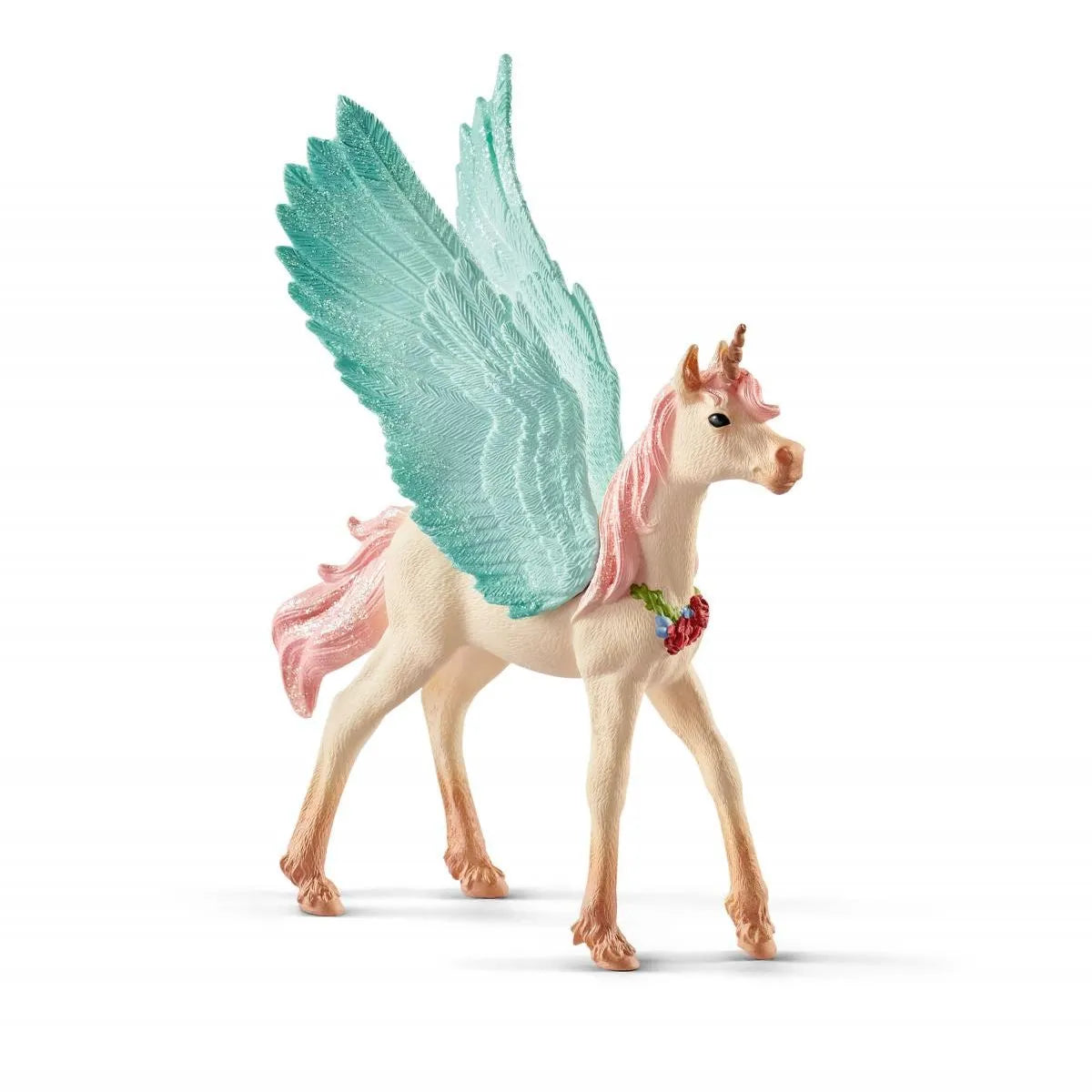 Decorated Unicorn Pegasus Foal Figure