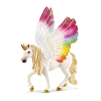 Winged Rainbow Unicorn Figure