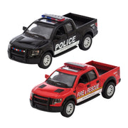 Diecast Ford F-150 Police/Fire Rescue