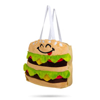 Cheeseburger Shaggy Tote Bag