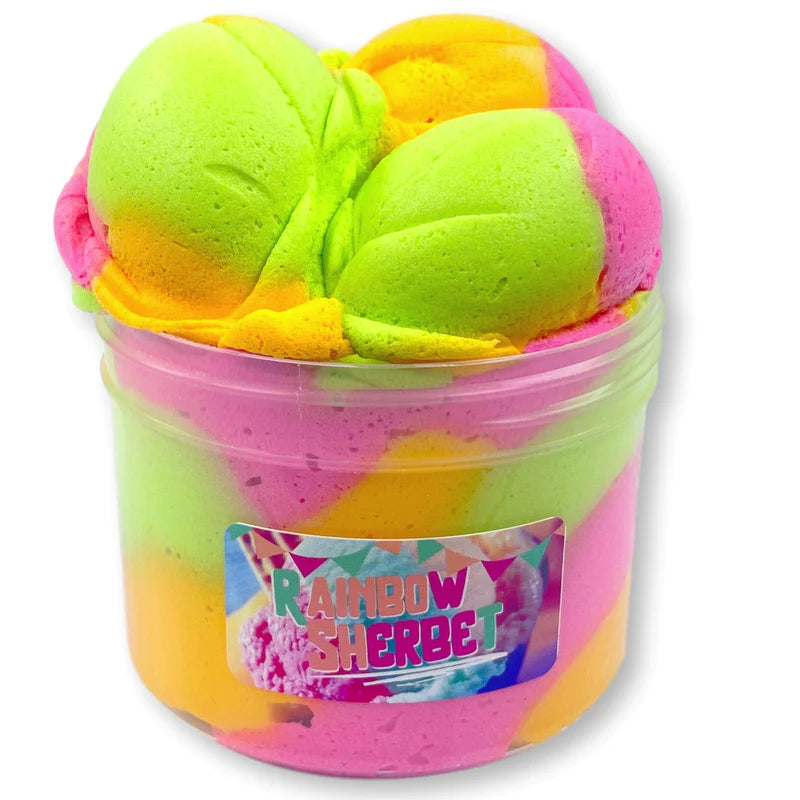 Rainbow Sherbet Slime